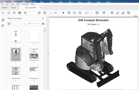 john deere mini excavator 50g manual free download|john deere 50g lifting chart.